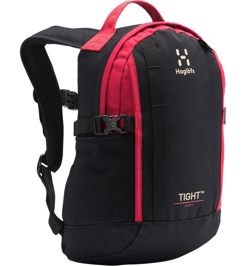 Women's Haglöfs Tight Junior 8 Backpacks Black / Red Canada | MF25-048