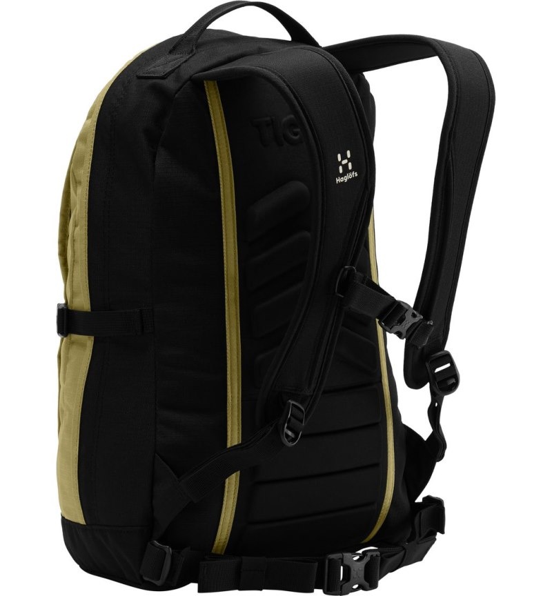 Women's Haglöfs Tight Medium Daypacks & Laptop Backpacks Black / Olive Green Canada | LO63-576