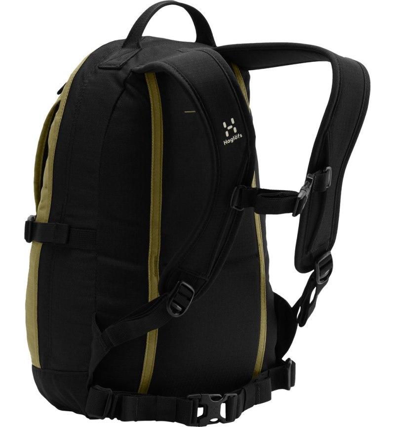 Women's Haglöfs Tight Small Daypacks & Laptop Backpacks Black / Olive Green Canada | MN40-895