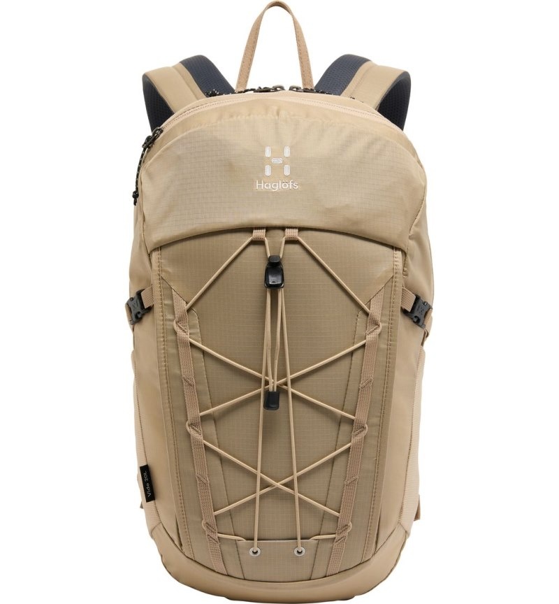 Women's Haglöfs Vide 20 Daypacks & Laptop Backpacks Beige Canada | JP41-124