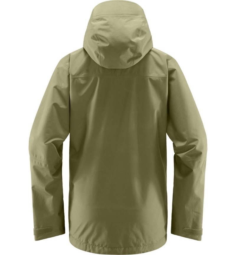 Women's Haglöfs Vide GTX Jacket Windbreaker Green Canada | OG27-904